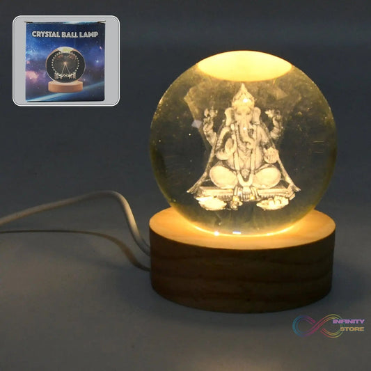 3D Crystal Ball lamps for Bedroom 3D Lamps for Home Decoration 3D Crystal Ball Night Light Gifts for Women Gifts for Men Room Decor Items for Bedroom for Friend and FamilyΒ (1 Pc) - infinityexculsivestore.com