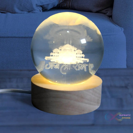 3D Crystal Ball lamps for Bedroom 3D Lamps for Home Decoration 3D Crystal Ball Night Light Gifts for Women Gifts for Men Room Decor Items for Bedroom for Friend and FamilyΒ (1 Pc) - infinityexculsivestore.com