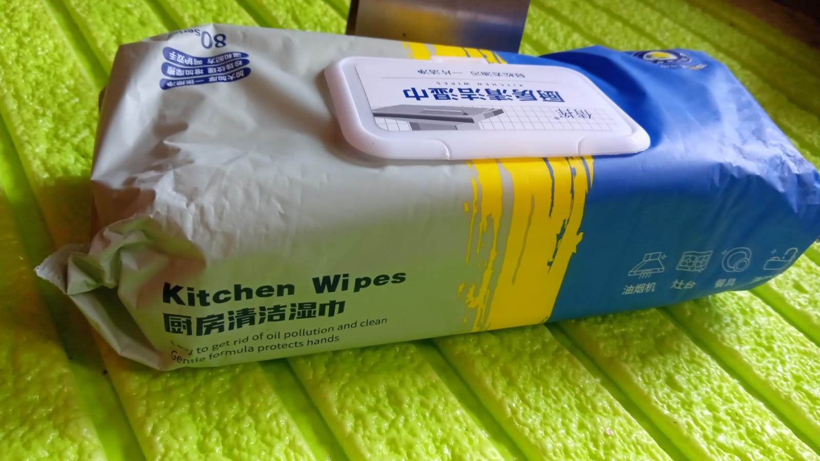 Kitchen Cleaning Wipes | Strong Decontamination Kitchen Wipes | Disposable Kitchen Wet Wipes Household Cloth Towel For Removing Grease Stains And Cleaning Glass (Pack of 80 Pcs) - infinityexculsivestore.com