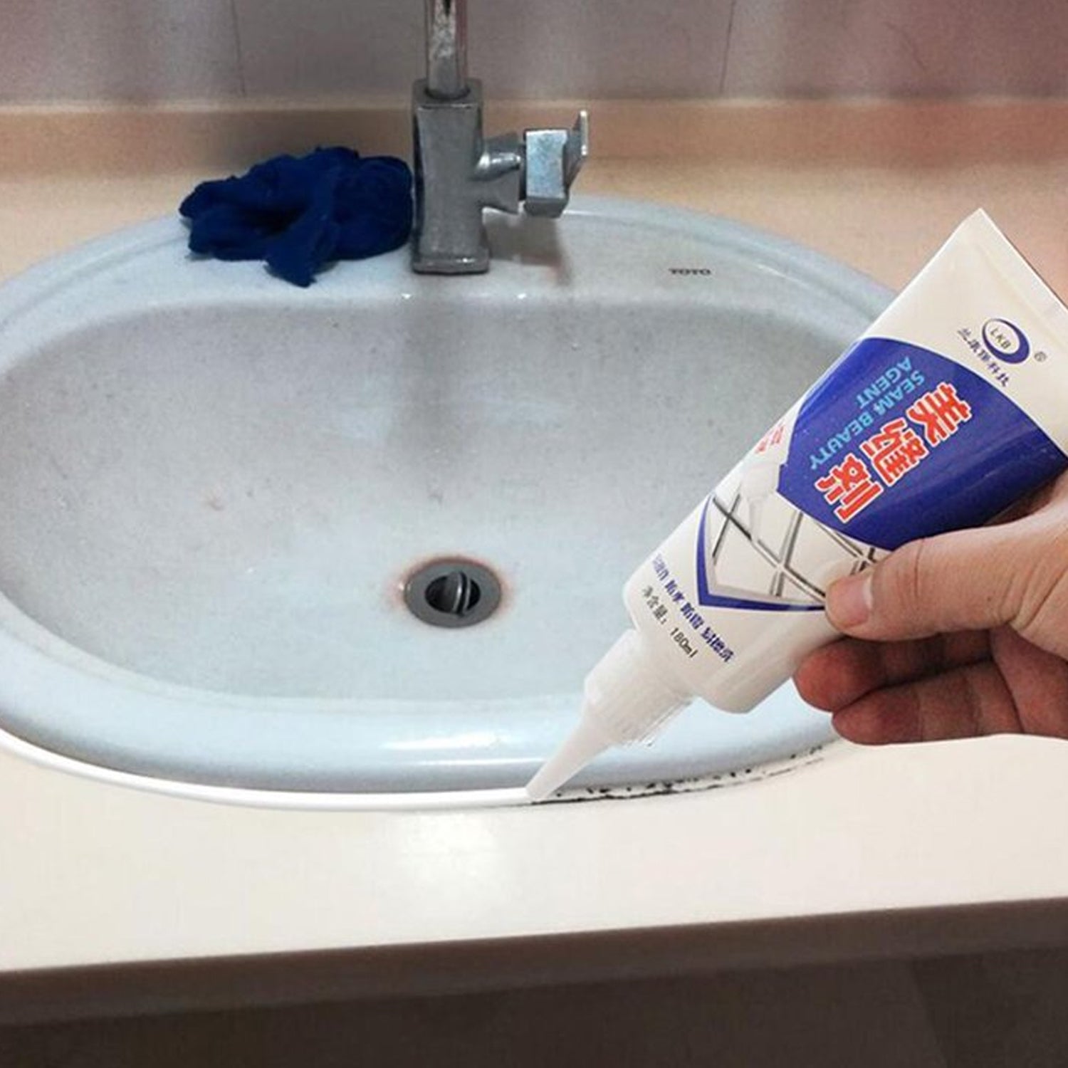 Waterproof Tile Gap / Crack / Grout Filler Water - Resistant Silicone Sealant for DIY Home Sink Gaps / Tiles Gaps / Grouts Repair Filler Tube For Home, Office, Bathroom, Toilets(180 Ml) - infinityexculsivestore.com