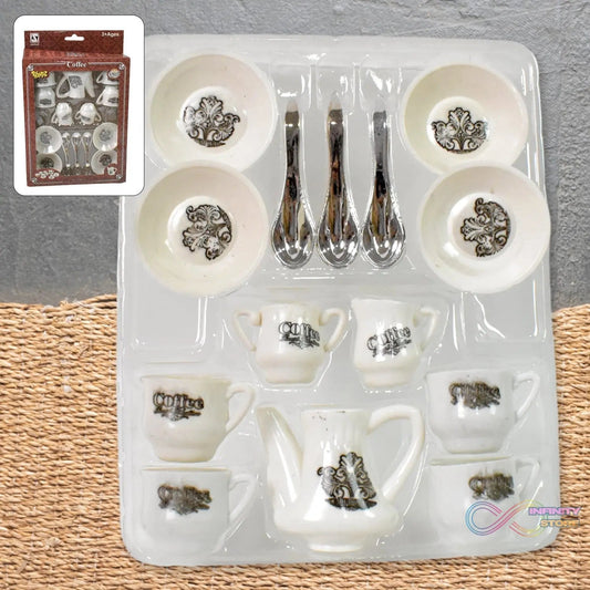 ο»ΏTickles Tea toy Set | Coffee Kitchen Plastic Set Toy for Kids, Boys & Girls (14 Pcs / Mix Size & Design) - infinityexculsivestore.com