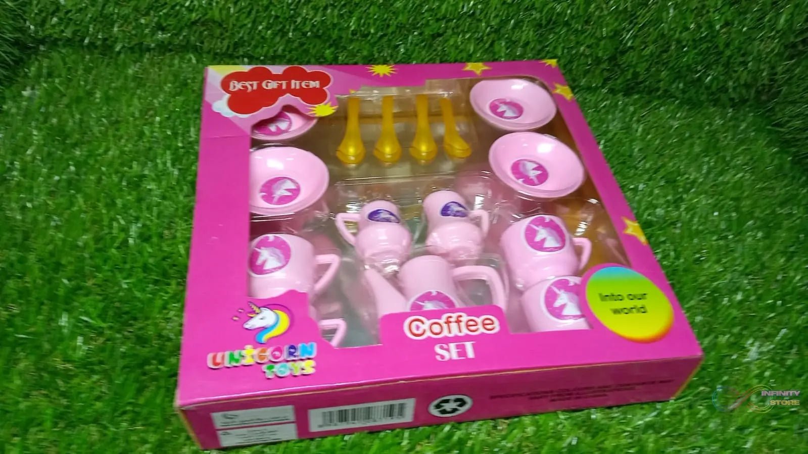 Tickles Tea toy Set | Coffee Kitchen Plastic Set Toy for Kids, Boys & Girls (15Pcs) - infinityexculsivestore.com
