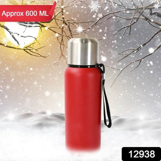Stainless Steel Water Bottle, Fridge Water Bottle, Stainless Steel Water Bottle Leak Proof, Rust Proof, Cold & Hot Thermos steel Bottle| Leak Proof | Office Bottle | Gym | Home | Kitchen | Hiking | Trekking | Travel Bottle (Approx 600ML) - infinityexculsivestore.com