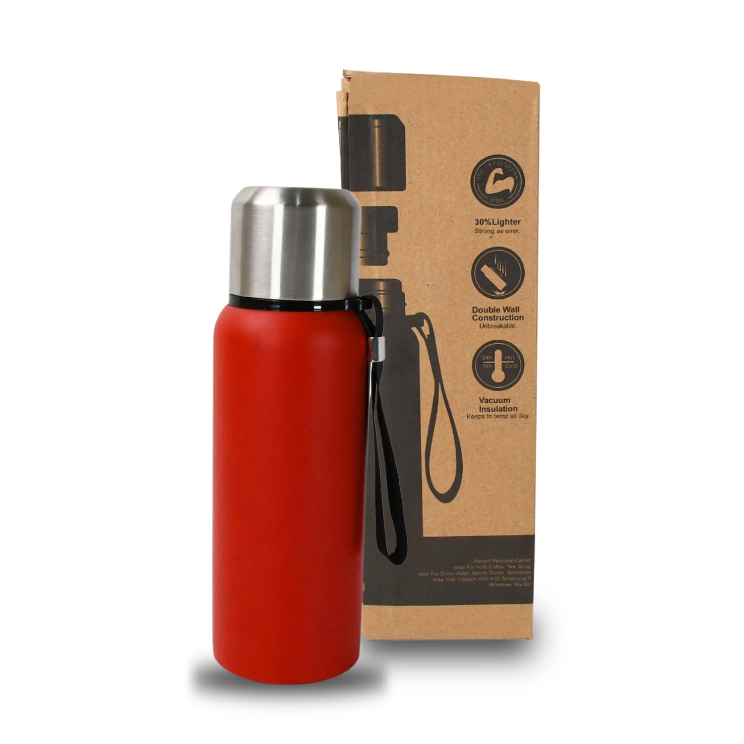 Stainless Steel Water Bottle, Fridge Water Bottle, Stainless Steel Water Bottle Leak Proof, Rust Proof, Cold & Hot Thermos steel Bottle| Leak Proof | Office Bottle | Gym | Home | Kitchen | Hiking | Trekking | Travel Bottle (Approx 600ML) - infinityexculsivestore.com