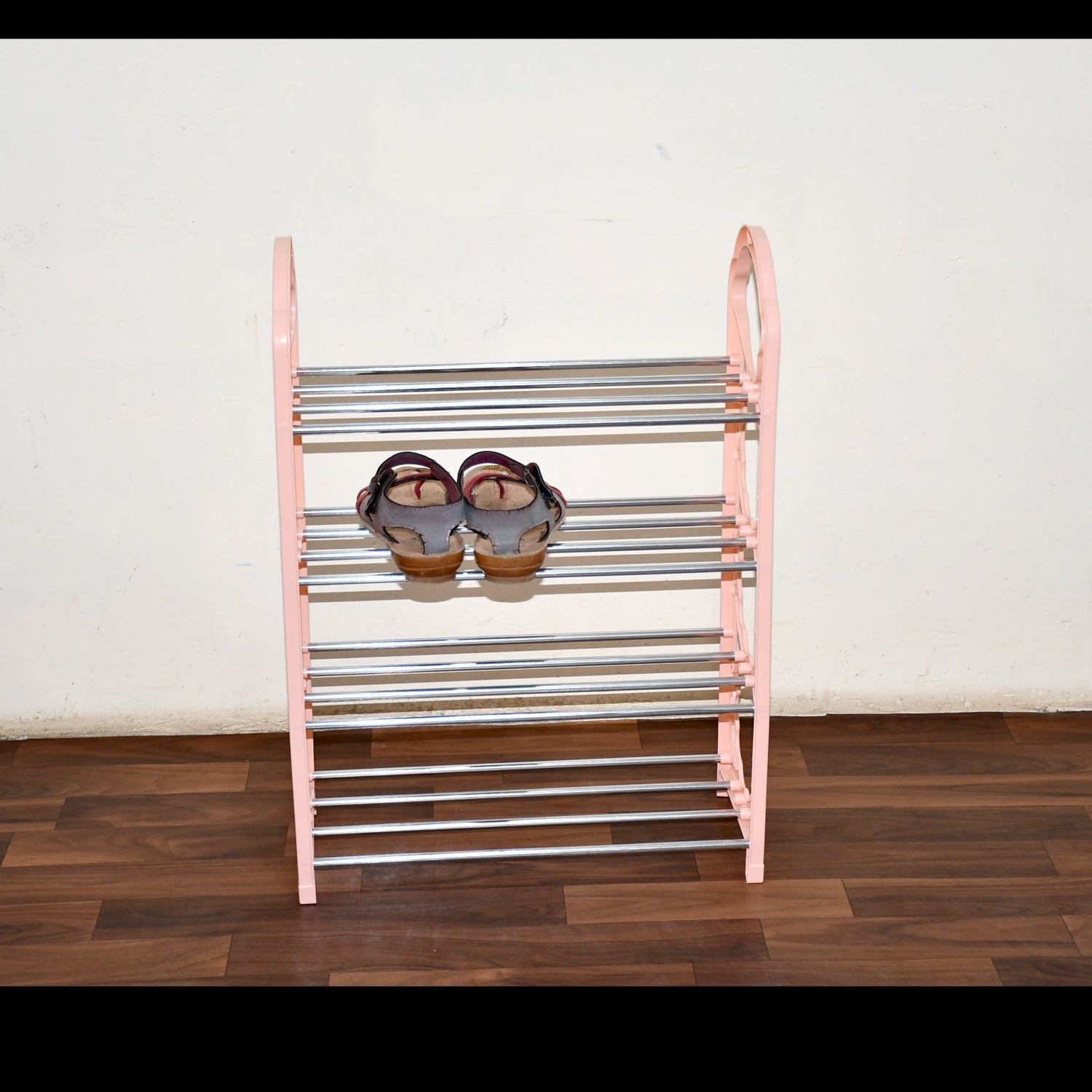 Shoes Storage Shelf, 4 Layer Space‑saving Shoes Show Rack Folding Shoe Rack, Standing Shoe Rack DIY Shoes Storage Shelf Home Organizer for Bedroom, Hallway and Closet Shoe Storage - infinityexculsivestore.com