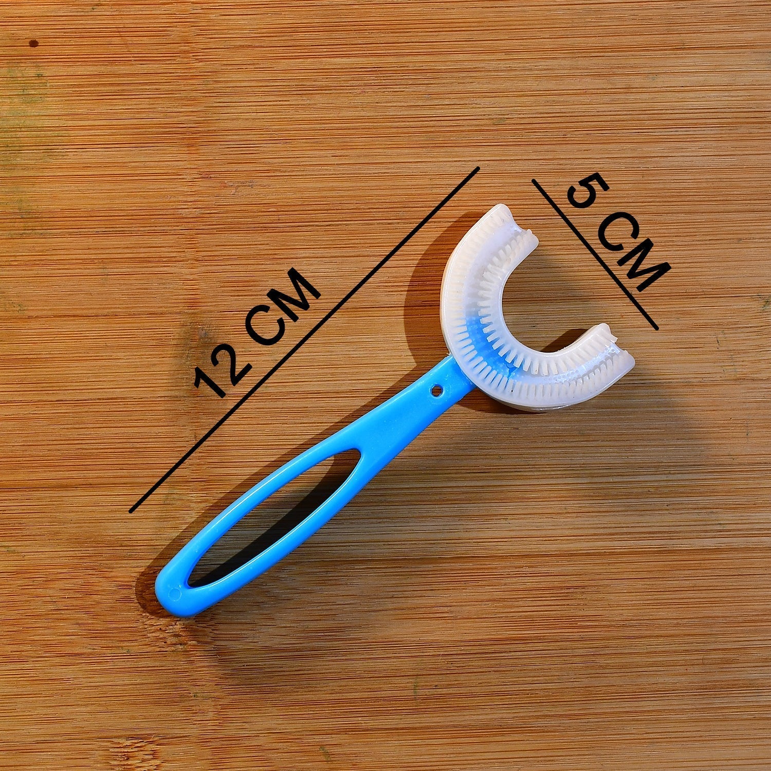 U - Shaped Toothbrush for Kids Manual Whitening Toothbrush Silicone Brush Head for Kids Children Infant Toothbrush For 2 - 6 Years - infinityexculsivestore.com
