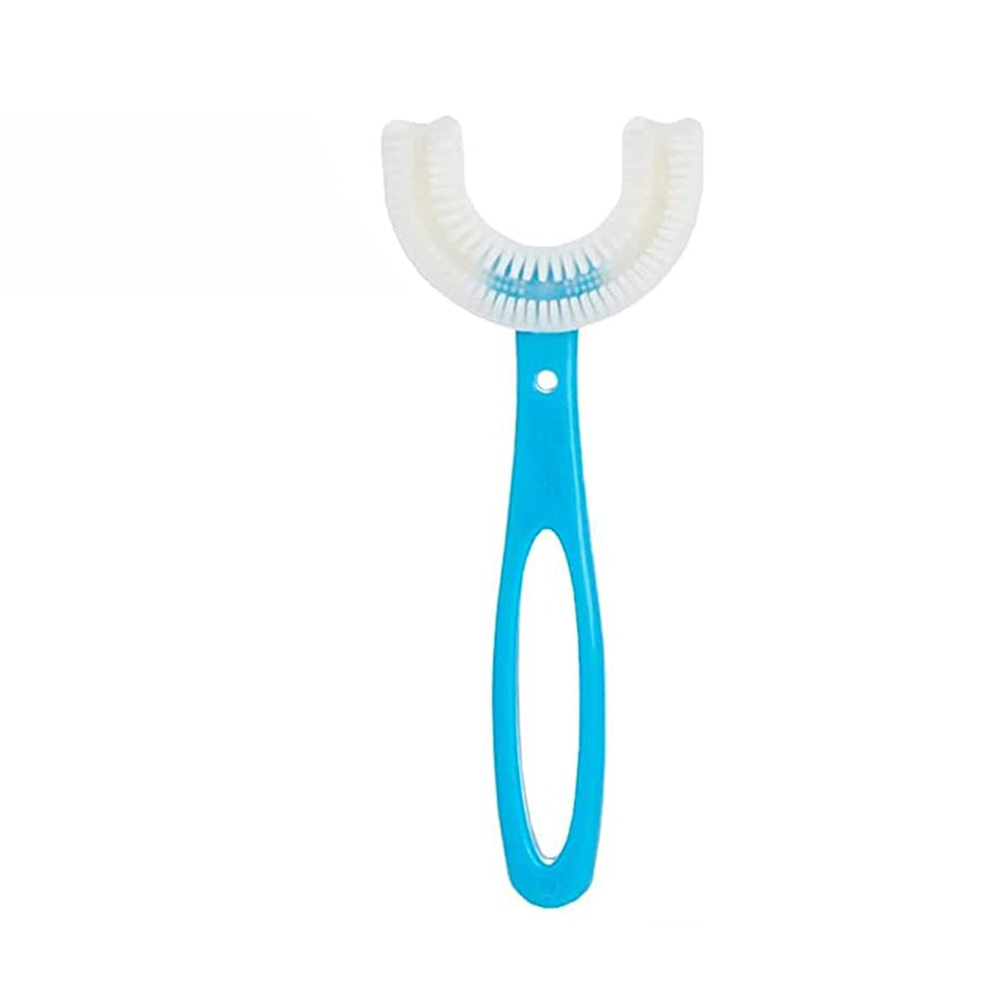 U - Shaped Toothbrush for Kids Manual Whitening Toothbrush Silicone Brush Head for Kids Children Infant Toothbrush For 2 - 6 Years - infinityexculsivestore.com