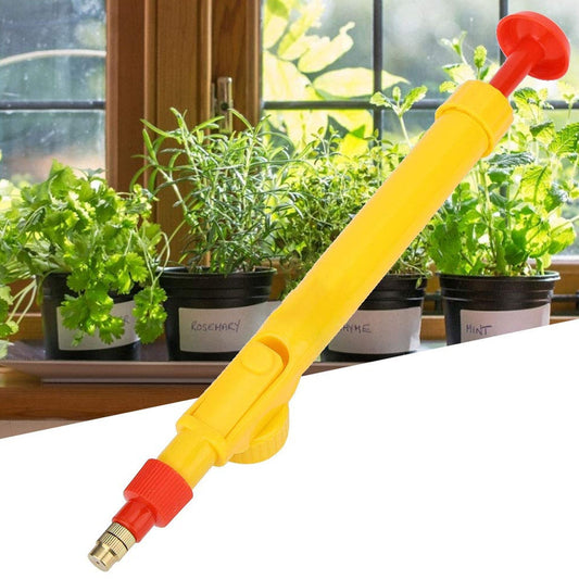 Water Bottle Spray Gun Nozzle Manual Adjustable Water Pump Garden & Washing Hand Held Sprayer, Watering Can Sprayer Pressure Nozzle Irrigation Tool and Pump for Efficient Care - Boost Your Gardening Experience (1 Pc) - infinityexculsivestore.com