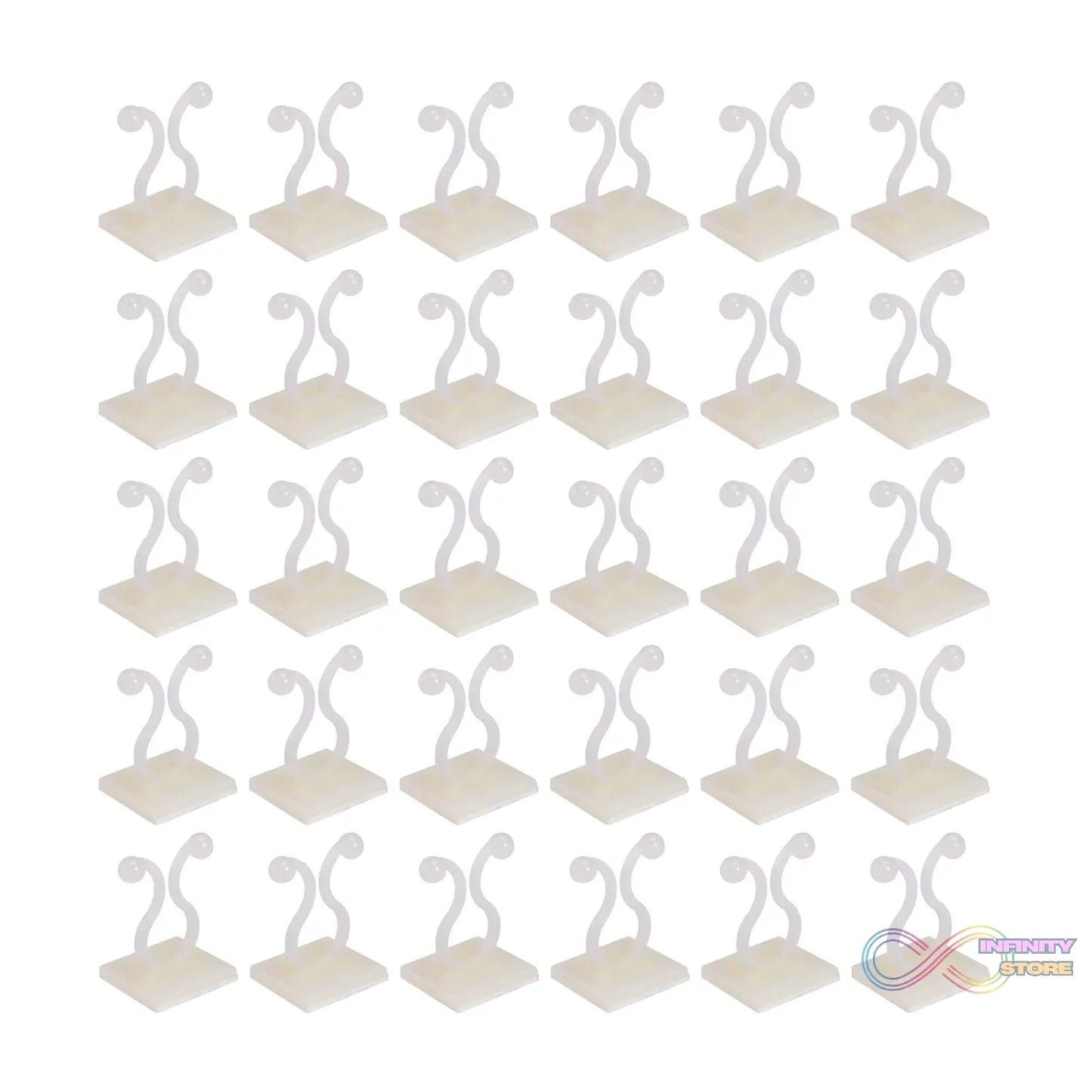 Wall plant climbing clips for organizing vines and branches, 30 pcs set