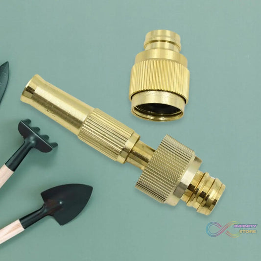 water spray nozzle for water pipe booster nozzle for car wash nozzle with high pressure water adjustable brass nozzle water spray gun for gardening watering tools - infinityexculsivestore.com