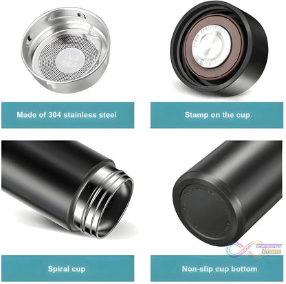 0726 Smart Vacuum Insulated Water Bottle with LED Temperature Display (1 Pc / Multicolor) - infinityexculsivestore.com