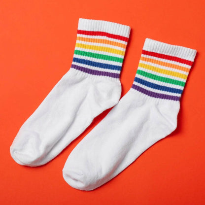 1 PAIR SOCKS PRINTED TRENDY MULTIPLE DESIGNER SOCKS (1 Pc / Mix Design) - infinityexculsivestore.com