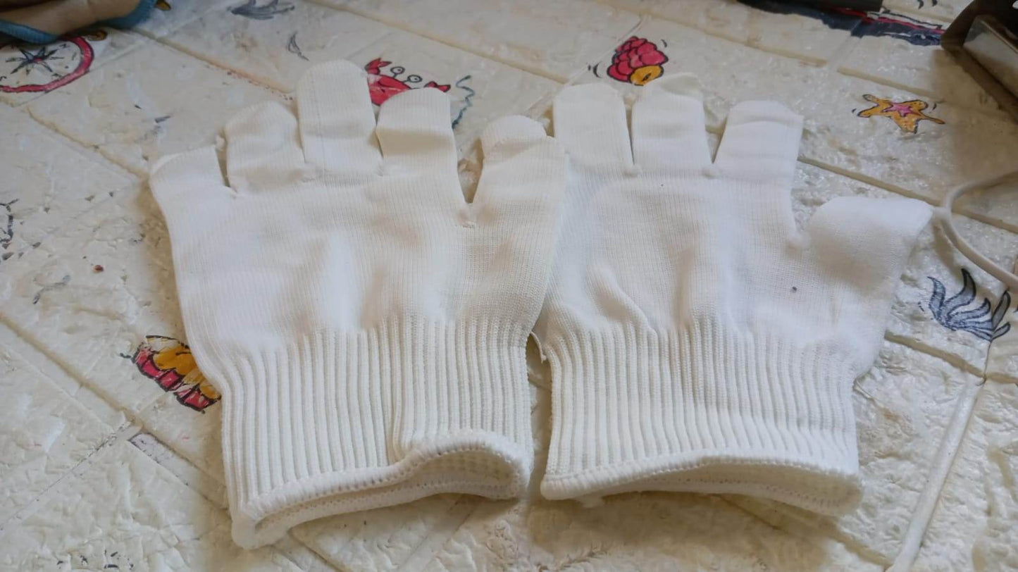1 Pair Cut Resistant Gloves Anti Cut Gloves Heat Resistant Kint Safety Work Gloves High Performance Protection, Food Grade BBQ - infinityexculsivestore.com