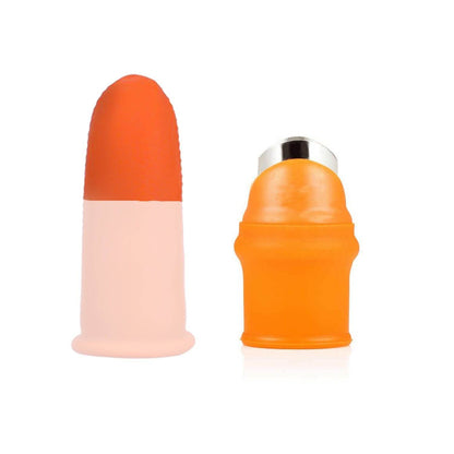1 Pair V Thumb Cutter with Box used in all kinds of household and official kitchen purposes for peeling and cutting of various types of vegetables and fruits etc. - infinityexculsivestore.com