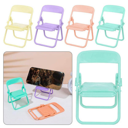 1 Pc Chair Mobile Stand used in all kinds of household and official purposes as a stand and holder for mobiles and smartphones etc. - infinityexculsivestore.com