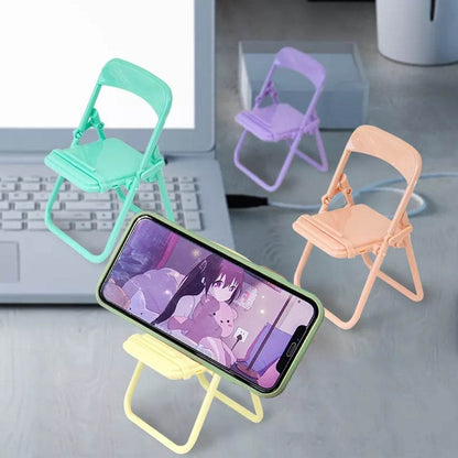 1 Pc Chair Mobile Stand used in all kinds of household and official purposes as a stand and holder for mobiles and smartphones etc. - infinityexculsivestore.com