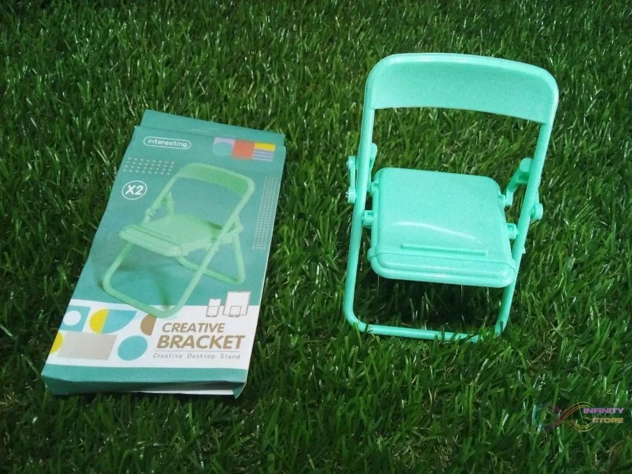 1 Pc Chair Stand With Box As A Mobile Stand For Holding And Supporting Mobile Phones Easily. - infinityexculsivestore.com