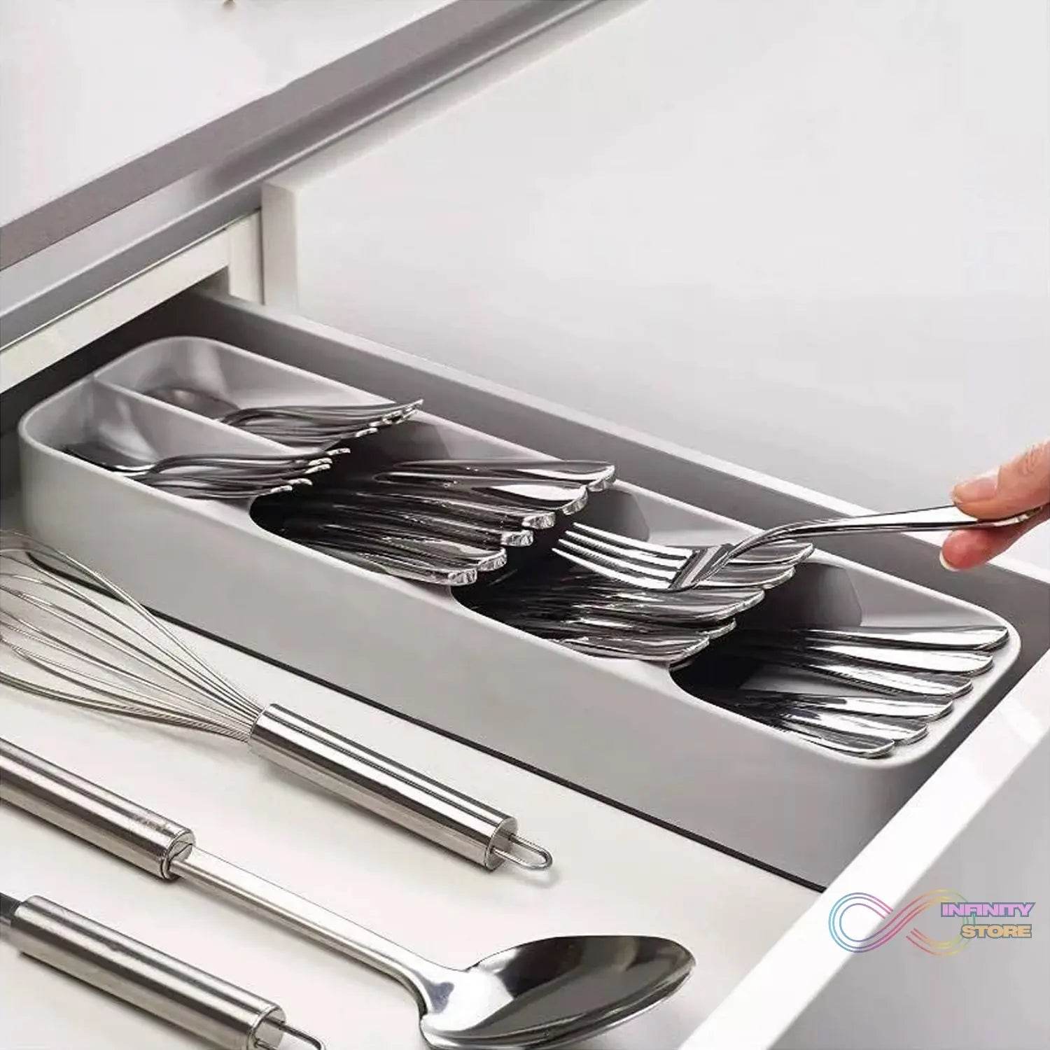 1 Pc Cutlery Tray Box Used For Storing Cutlery Items And Stuffs Easily And Safely. - infinityexculsivestore.com