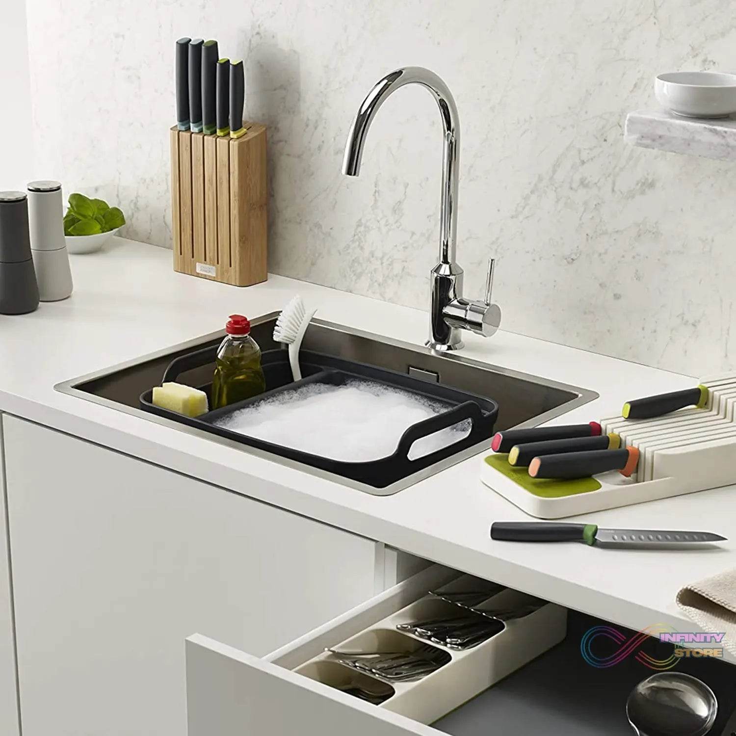 1 Pc Cutlery Tray Box Used For Storing Cutlery Items And Stuffs Easily And Safely. - infinityexculsivestore.com