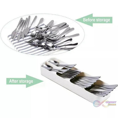 1 Pc Cutlery Tray Box Used For Storing Cutlery Items And Stuffs Easily And Safely. - infinityexculsivestore.com