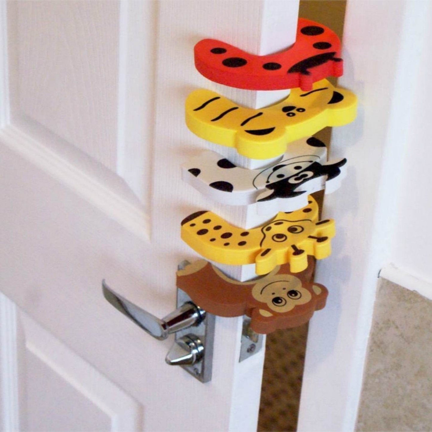 1 Pc Mix Door Stopper used in all kinds of household and official places specially, for controlling motion of doors. - infinityexculsivestore.com
