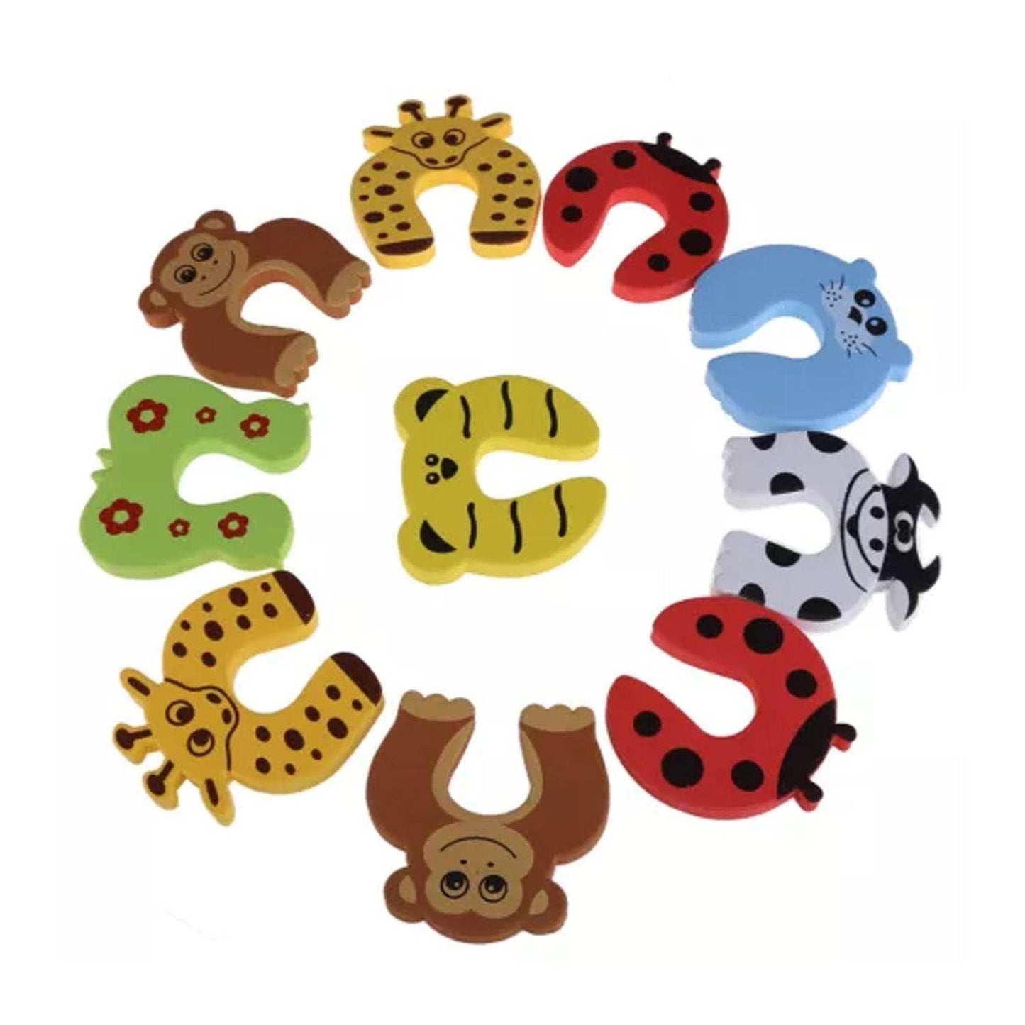 1 Pc Mix Door Stopper used in all kinds of household and official places specially, for controlling motion of doors. - infinityexculsivestore.com