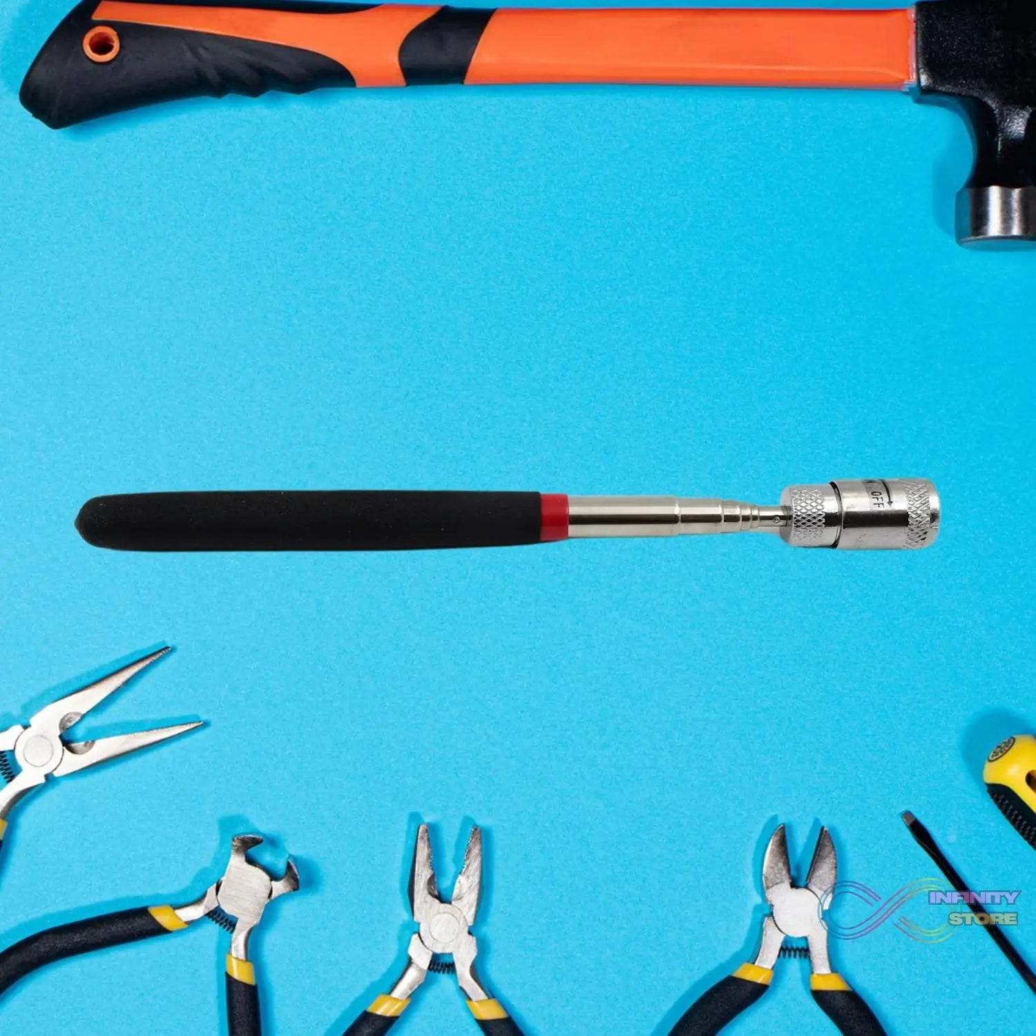 1 Pc Telescopic Pick up Tool Magnetic Mini LED Magnet Tool - infinityexculsivestore.com