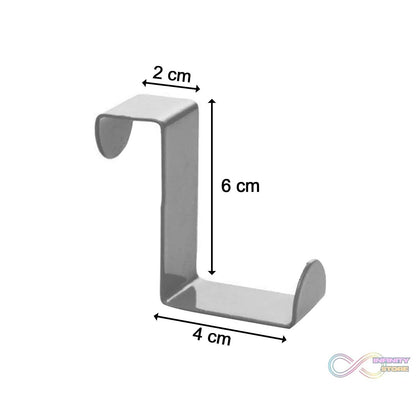 1 Pc Z Shape Door Over Hook used widely in all kinds of household for hanging of cloths and fabric items etc. - infinityexculsivestore.com
