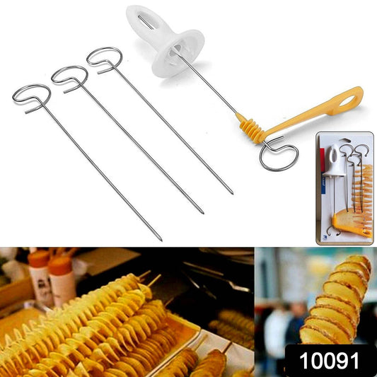 1 Set Potato Spiral Cutter, Potato Twister (4 Spits) - infinityexculsivestore.com