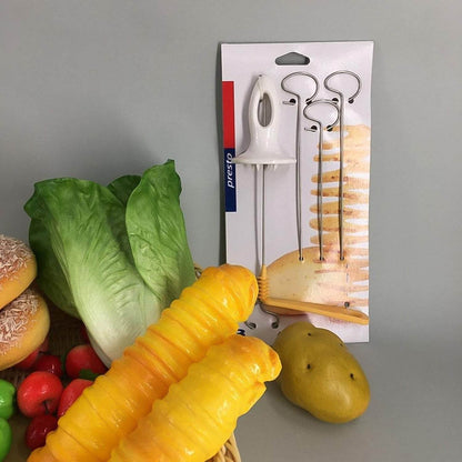1 Set Potato Spiral Cutter, Potato Twister (4 Spits) - infinityexculsivestore.com