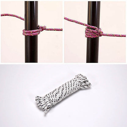 10 Meter Heavy Duty Laundry Drying Clothesline Rope Portable Travel Nylon Cord Sturdy Clothes Line for Outdoor, Camping, Indoor, Crafting, Art Projects - infinityexculsivestore.com