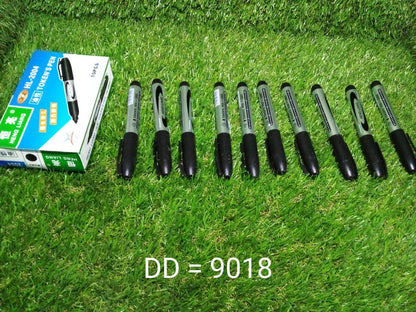 10 Pc Black Marker used in all kinds of school, college and official places for studies and teaching among the students. - infinityexculsivestore.com