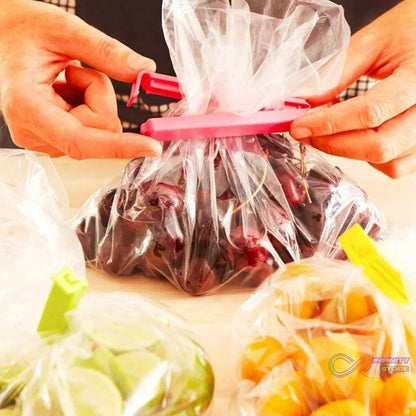 100 Pc Food Sealing Clip used in all kinds of household and official kitchen places for sealing and covering packed food stuff and items. - infinityexculsivestore.com