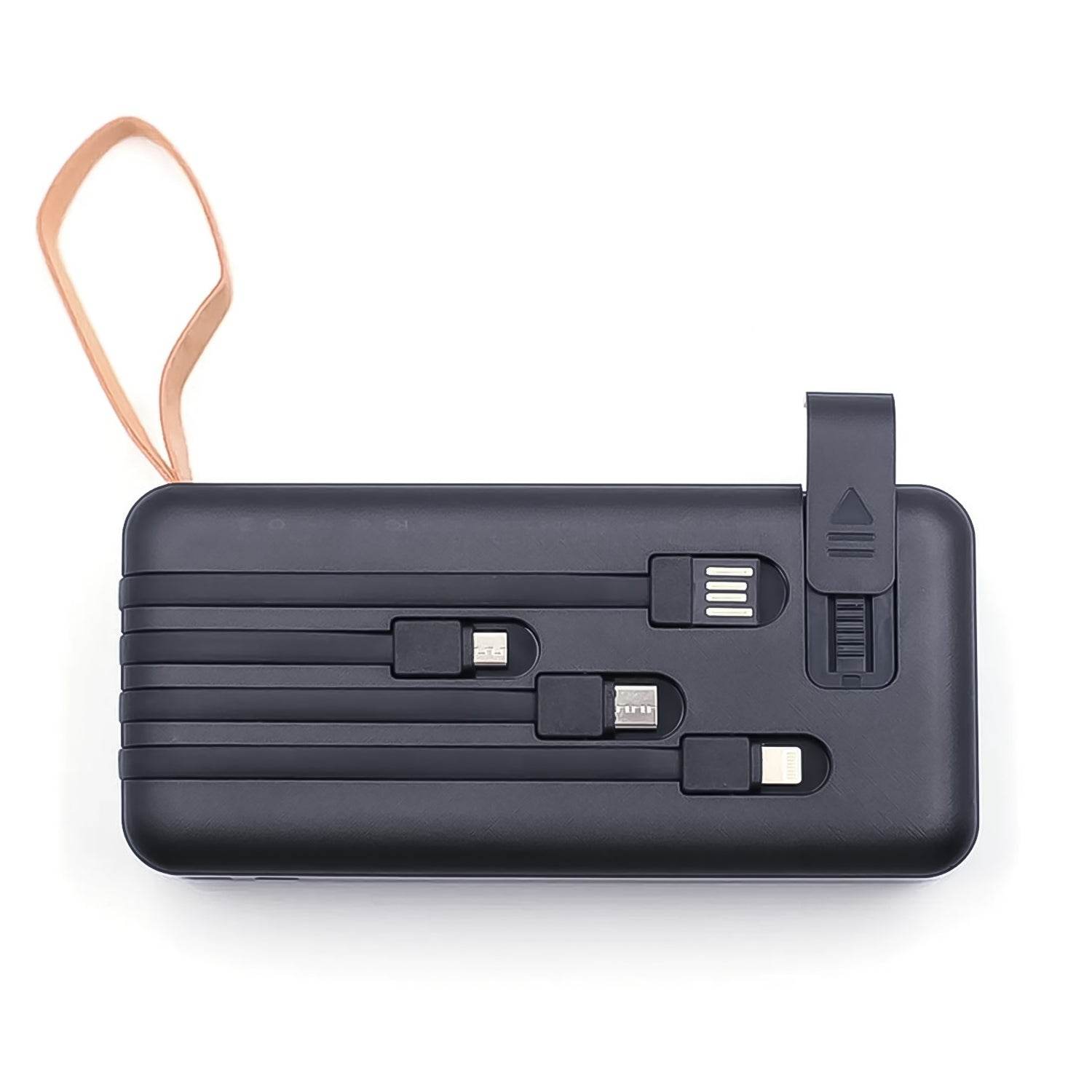 10000mAh, 12W Fast Charging Power Bank with built 4 in 1 USB with Mobile Holder (1 Pc) - infinityexculsivestore.com