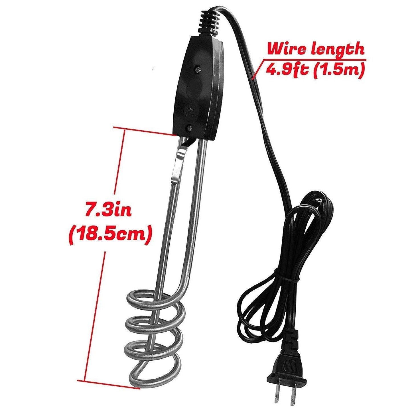 1000W-220V Water Heater Portable Electric Immersion Element Boiler - infinityexculsivestore.com