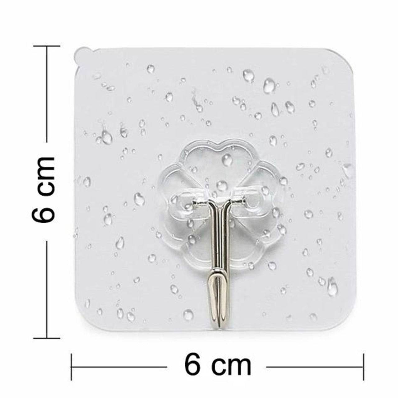 100PC MULTIPURPOSE STRONG SMALL STAINLESS STEEL ADHESIVE WALL HOOKS - infinityexculsivestore.com