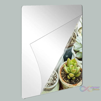 10PC BIG SQUARE ADHESIVE-BATHROOM-MIRROR-WALL - infinityexculsivestore.com