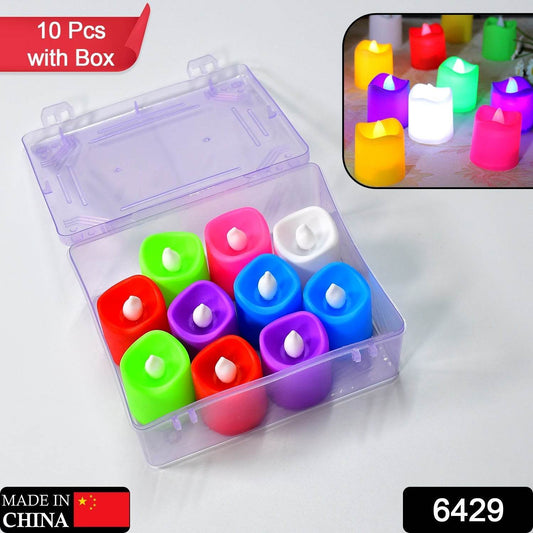 10PCS FESTIVAL DECORATIVE - LED TEALIGHT CANDLES | BATTERY OPERATED CANDLE IDEAL FOR PARTY. - infinityexculsivestore.com