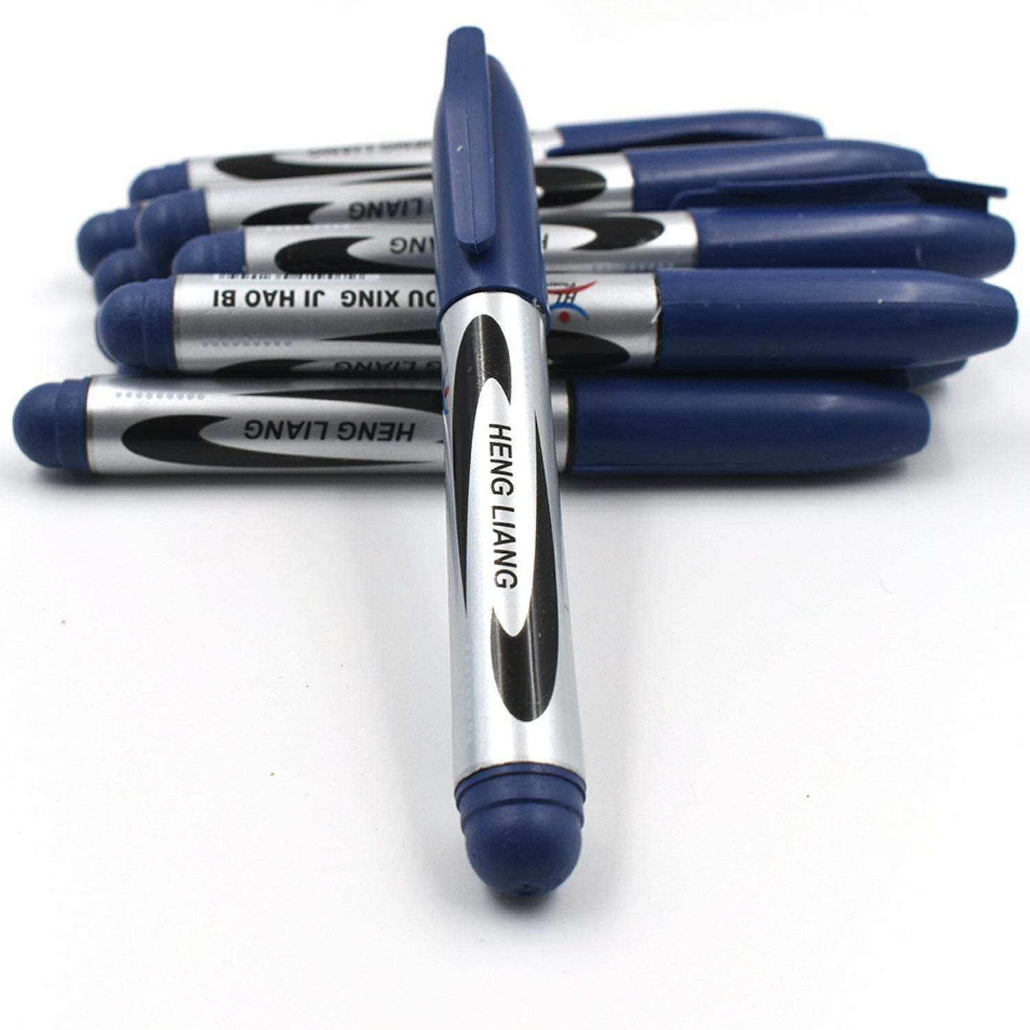 10Pc Blue Marker and pen used in studies and teaching white boards in schools and institutes for students. - infinityexculsivestore.com