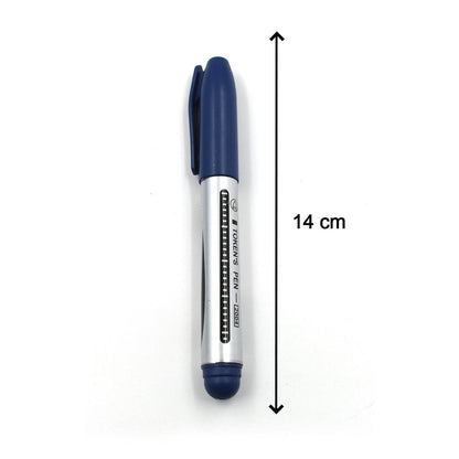 10Pc Blue Marker and pen used in studies and teaching white boards in schools and institutes for students. - infinityexculsivestore.com