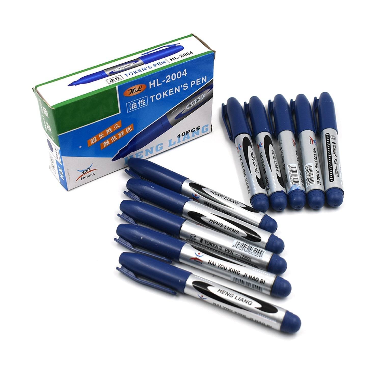 10Pc Blue Marker and pen used in studies and teaching white boards in schools and institutes for students. - infinityexculsivestore.com