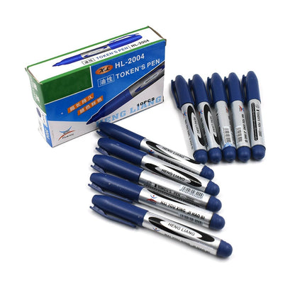 10Pc Blue Marker and pen used in studies and teaching white boards in schools and institutes for students. - infinityexculsivestore.com