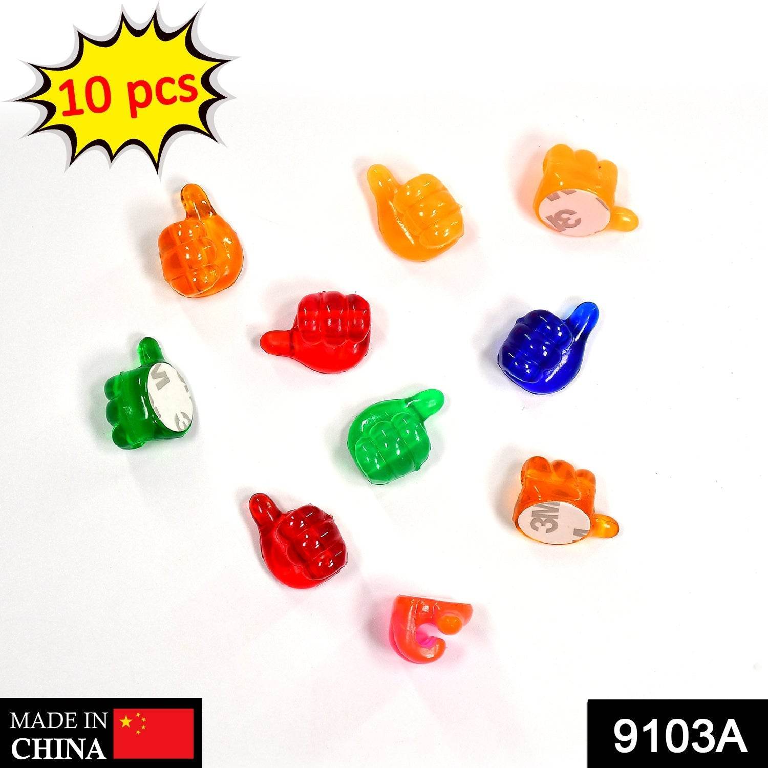 10pc Multi functional Hand Shape Wall Clip Hanger Keys Cable Holder (Moq -4pc) - infinityexculsivestore.com