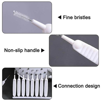 10pcs Shower Nozzle Cleaning Brush, Reusable Multifunctional Shower Head Anti - Clogging Small Brush - infinityexculsivestore.com