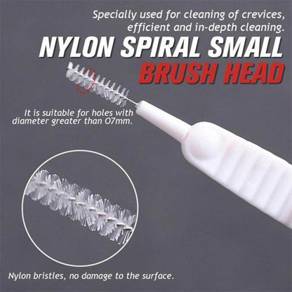 10pcs Shower Nozzle Cleaning Brush, Reusable Multifunctional Shower Head Anti - Clogging Small Brush - infinityexculsivestore.com