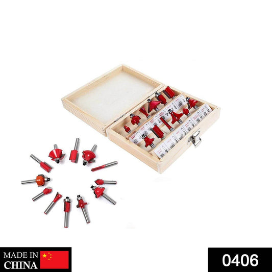 12 / 15pcs Milling Cutter Router Bit Set - infinityexculsivestore.com