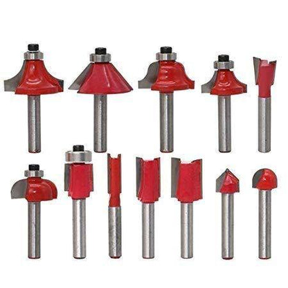 12 / 15pcs Milling Cutter Router Bit Set - infinityexculsivestore.com