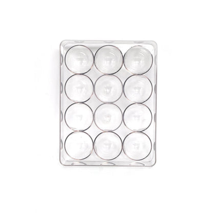 12 Cavity Egg Storage Box For Holding And Placing Eggs Easily And Firmly. - infinityexculsivestore.com