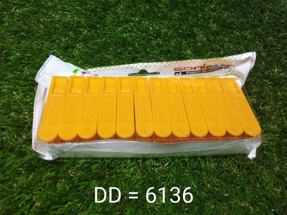 12 Pc Set Cloth Clip used in all kinds of household and official places for holding cloths and stuffs purposes. - infinityexculsivestore.com