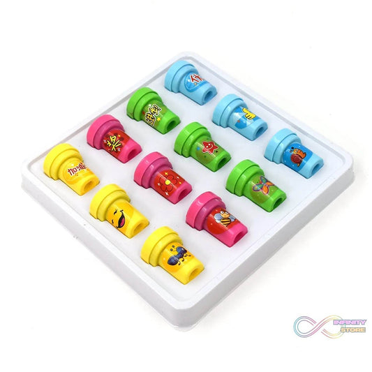 12 Pc Stamp Set used in all types of household places by kids and children’s for playing purposes. - infinityexculsivestore.com